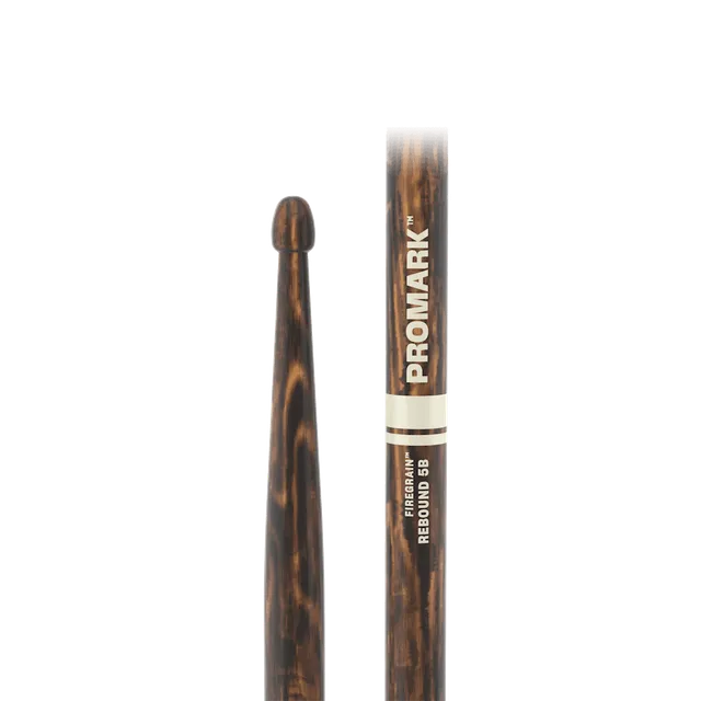 d-addario-promark-rebound-5b-firegrain-hickory-drumsticks-acorn-wood-tip image 1