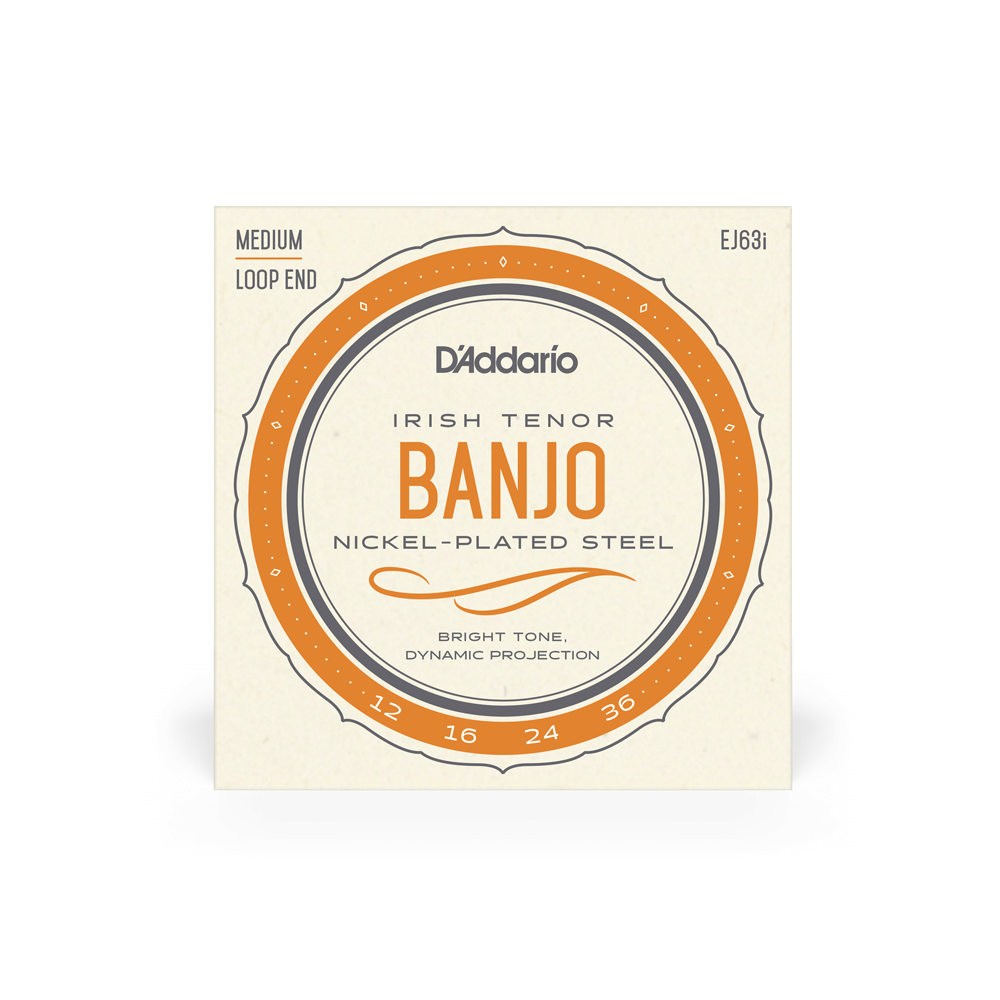 d-addario-ej63i-irish-tenor-banjo-saiten-12-36-medium-nickel-4-string image 2