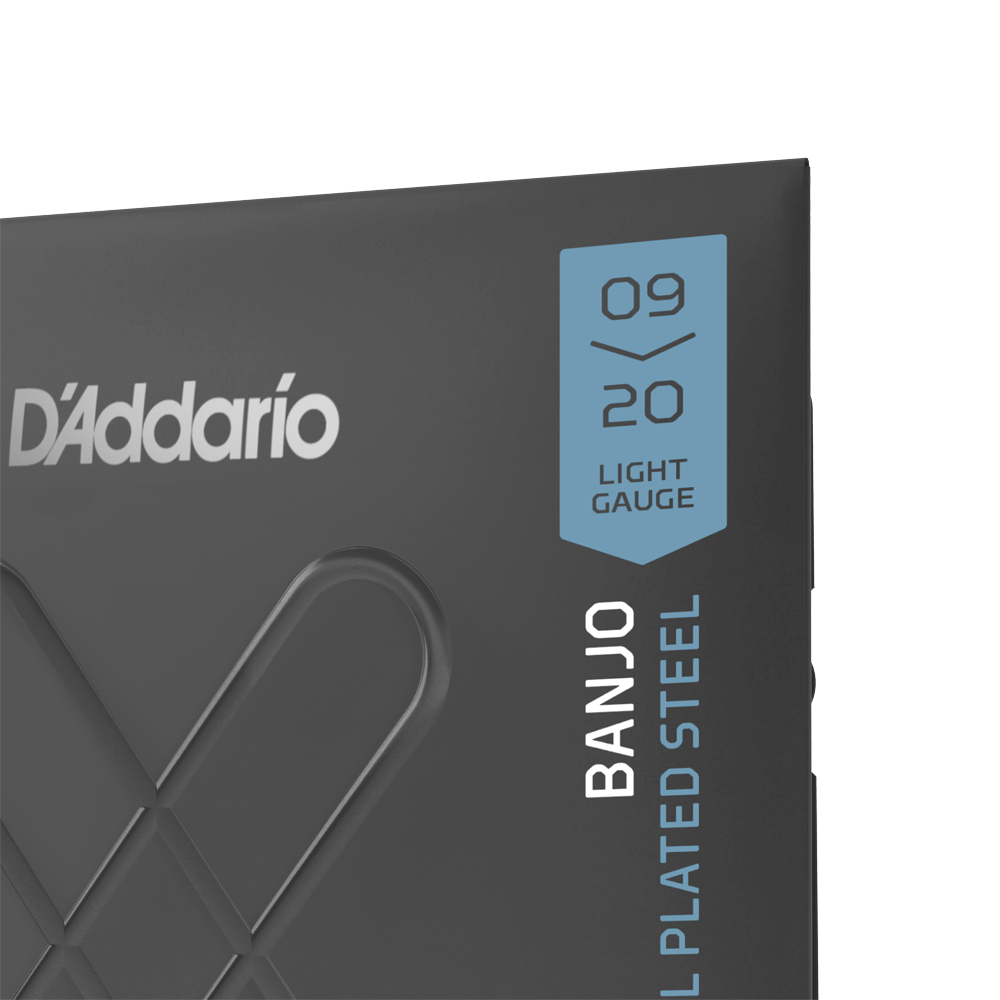 d-addario-xt-09-20-light-5-string-banjo-saiten-nickel image 4