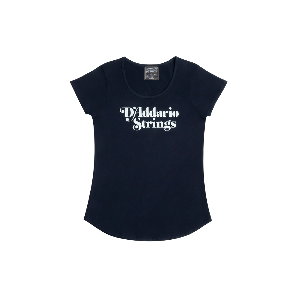 d-addario-1978-logo-damen-t-shirt-regular-fit-scoop-neck image 1
