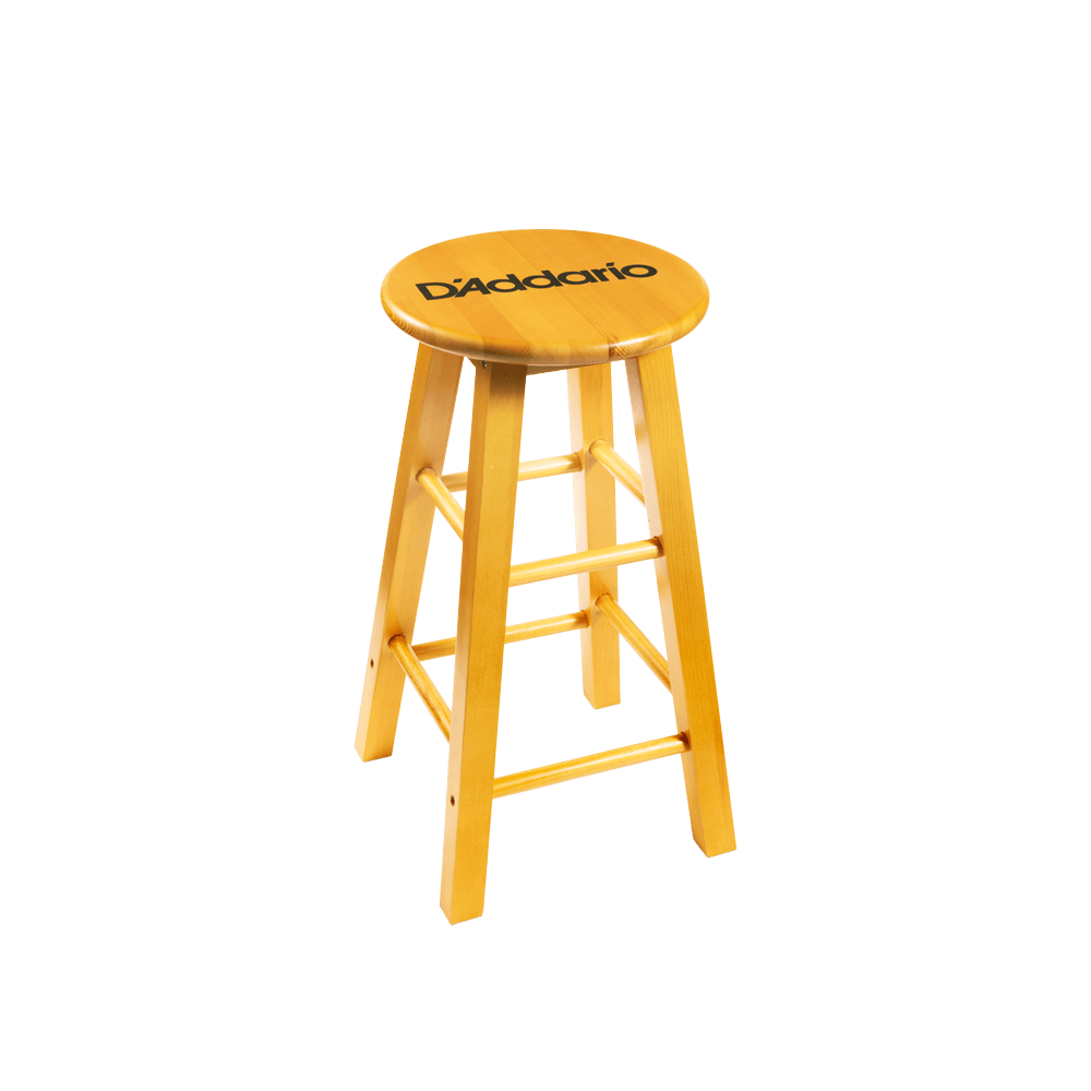 d-addario-logo-stool-gitarren-hocker-kiefer-24-zoll image 1