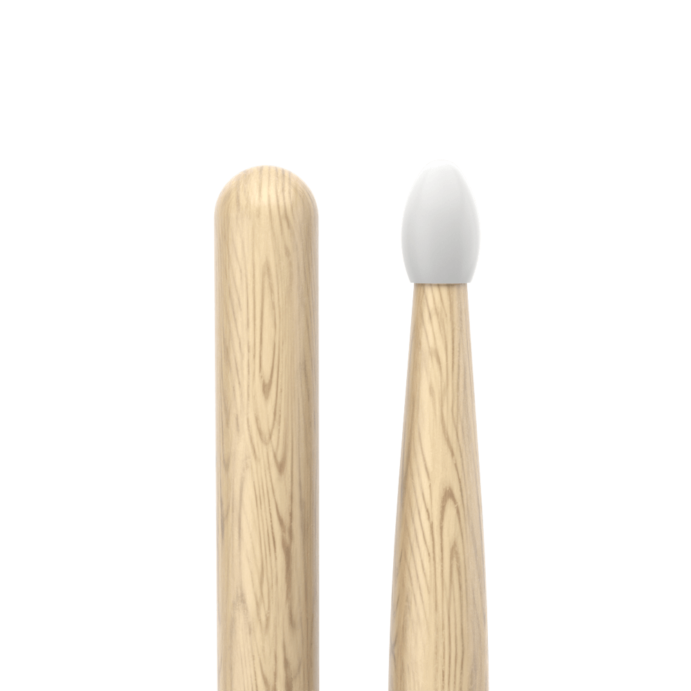 promark-classic-attack-5b-shira-kashi-oak-drumsticks-oval-nylon-tip-15-mm-x-406- image 4