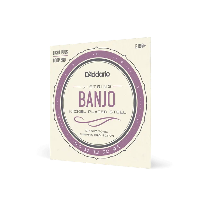 d-addario-ej60-5-string-banjo-saiten-light-plus-nickel-9-5-20 image 1