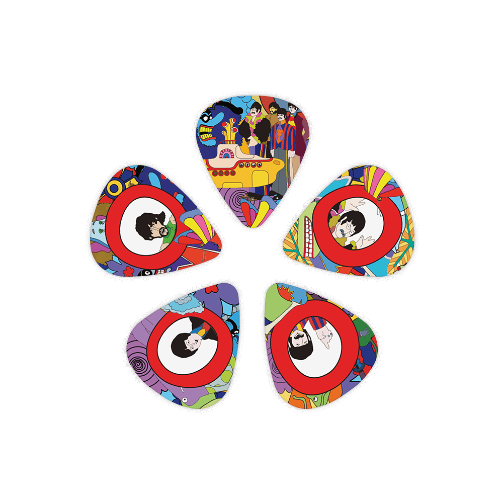 d-addario-yellow-submarine-50th-anniversary-plektren-set-10x-celluloid image 2