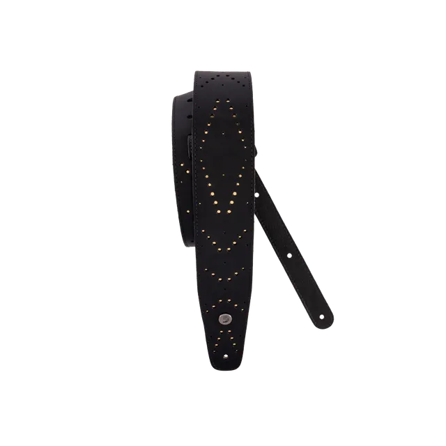d-addario-deluxe-series-vented-leather-gitarrengurt-star-dust image 1
