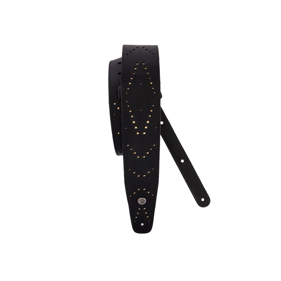 d-addario-deluxe-series-vented-leather-gitarrengurt-star-dust image 1