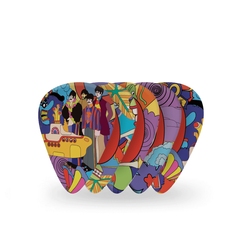 d-addario-yellow-submarine-50th-anniversary-plektren-set-10x-celluloid image 3
