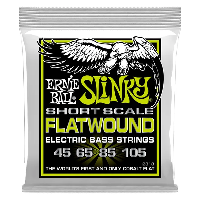 ernie-ball-regular-slinky-short-scale-flatwound-e-bass-saiten-cobalt-45-105 image 1