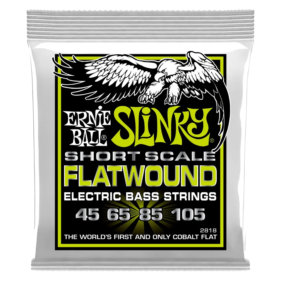 ernie-ball-regular-slinky-short-scale-flatwound-e-bass-saiten-cobalt-45-105 image 1