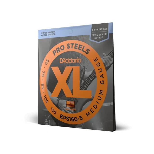 d-addario-xl-prosteels-50-135-medium-5-string-long-scale-bass-saiten image 1