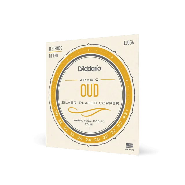d-addario-ej95a-oud-saitensatz-11-string-arabisch-silver-plated-copper image 1