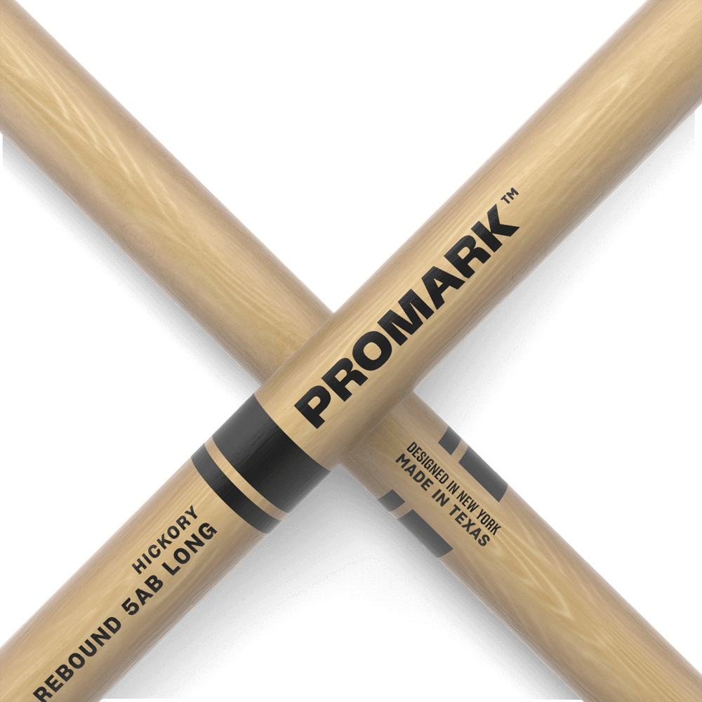 d-addario-rebound-5ab-long-hickory-drumsticks-mit-acorn-wood-tip image 4