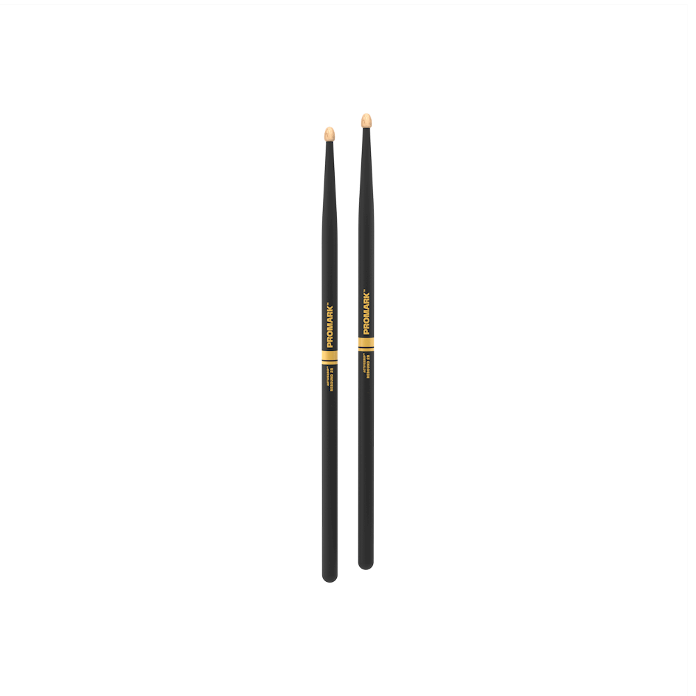 promark-rebound-2b-activegrip-hickory-drumsticks-acorn-wood-tip-d-addario image 3