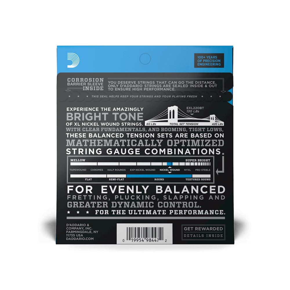 d-addario-exl220bt-xl-nickel-bass-saiten-40-95-super-light-balanced-tension-long image 3