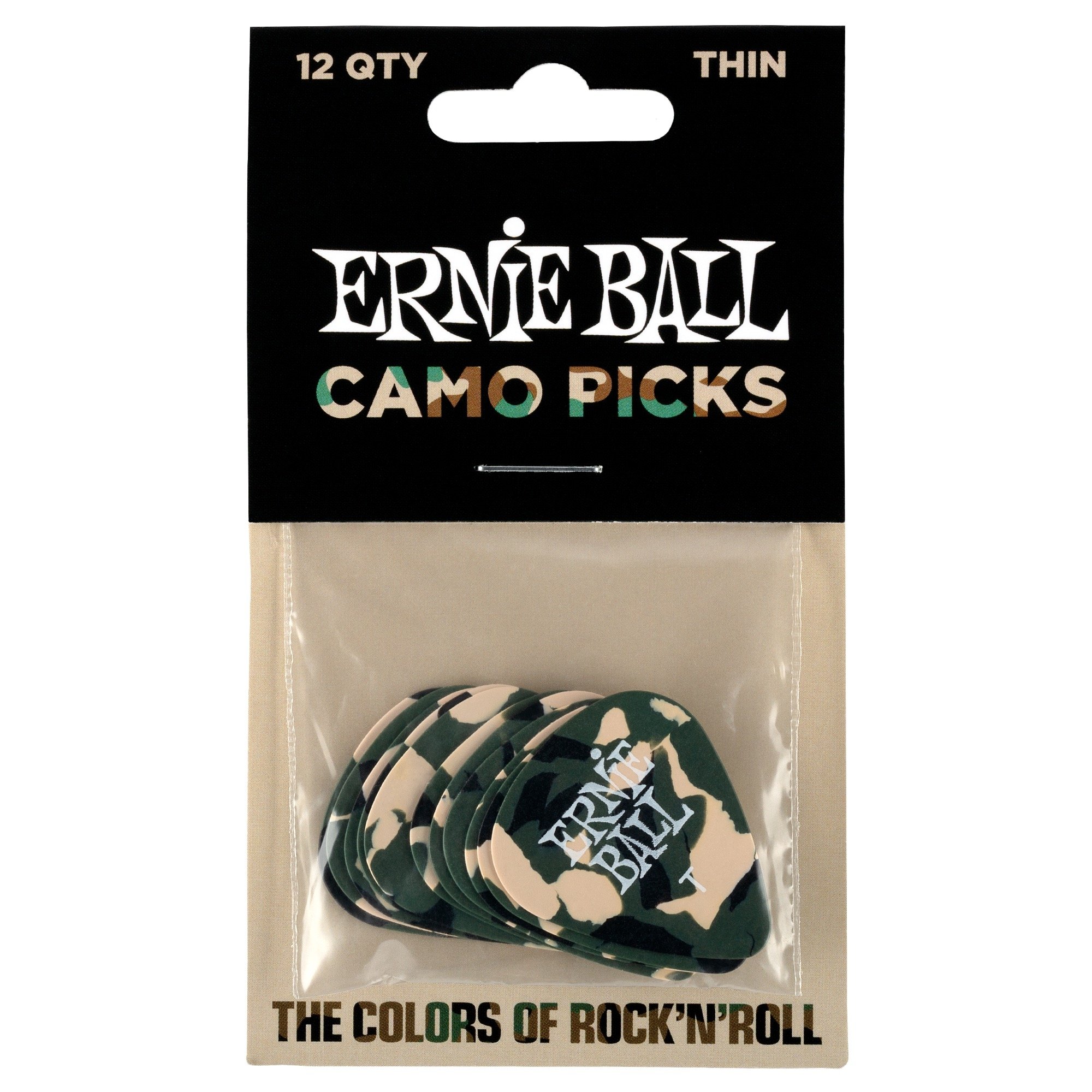 ernie-ball-p09221-camouflage-plektren-thin-0-46-mm-12er-beutel image 1