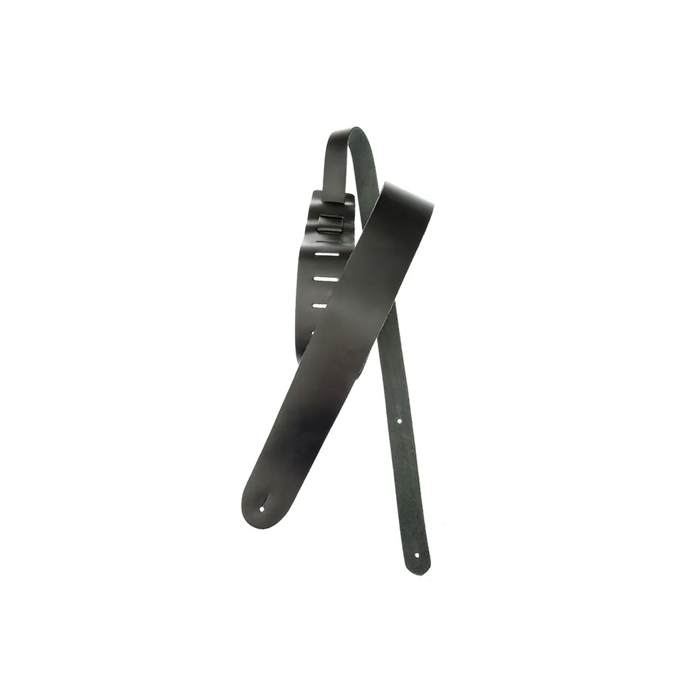 d-addario-classic-leather-gitarrengurt-black-extra-long image 1