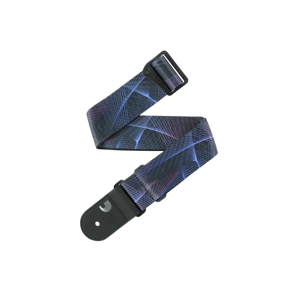 d-addario-outrun-polyester-gitarren-gurt-kaleidoscope image 1