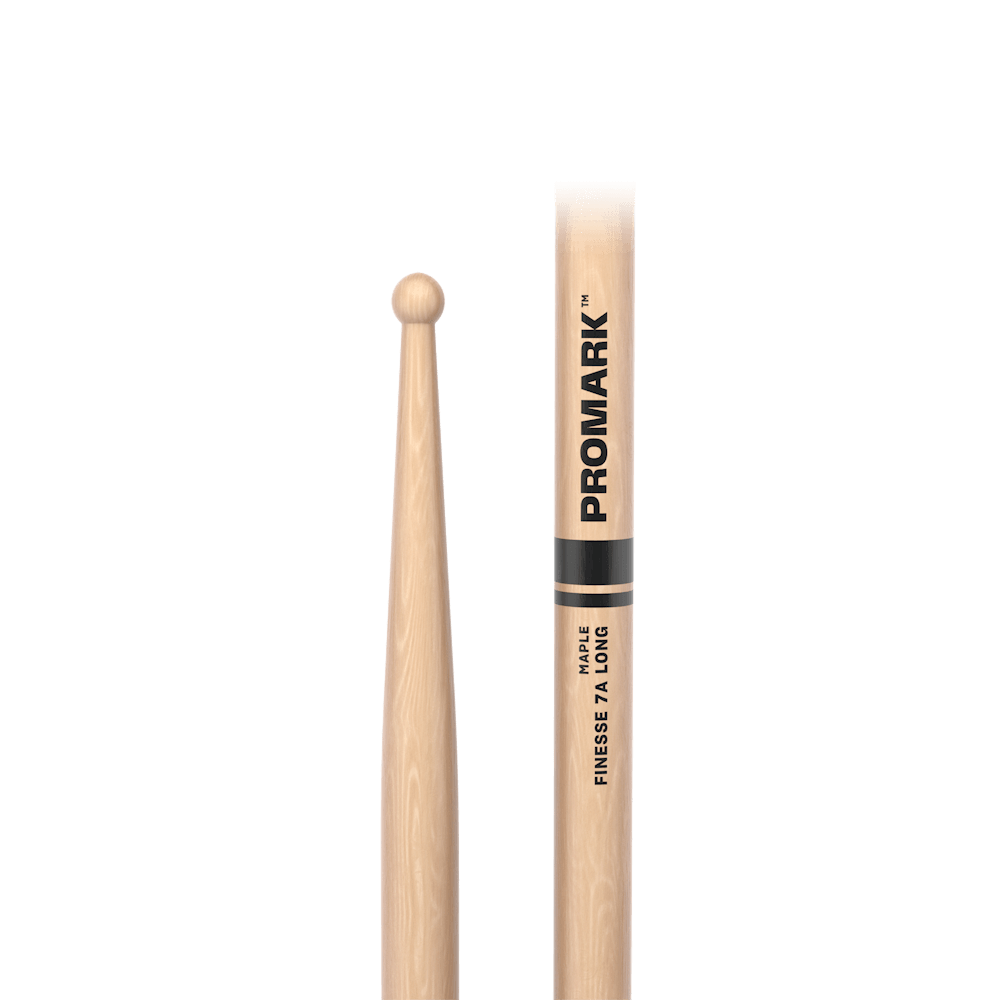 d-addario-promark-finesse-7a-long-maple-drumstick-holz-tip image 2
