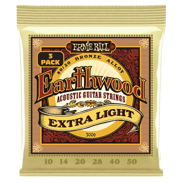 ernie-ball-earthwood-extra-light-akustikgitarrensaiten-80-20-bronze-10-50-3er-pa image 1