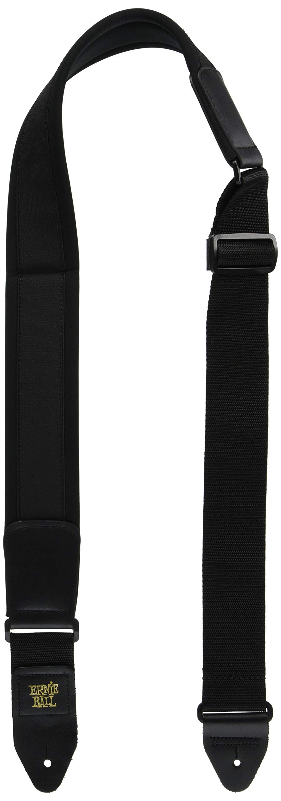 ernie-ball-neopren-gitarrengurt-gepolstert-schwarz-6-4-cm image 1