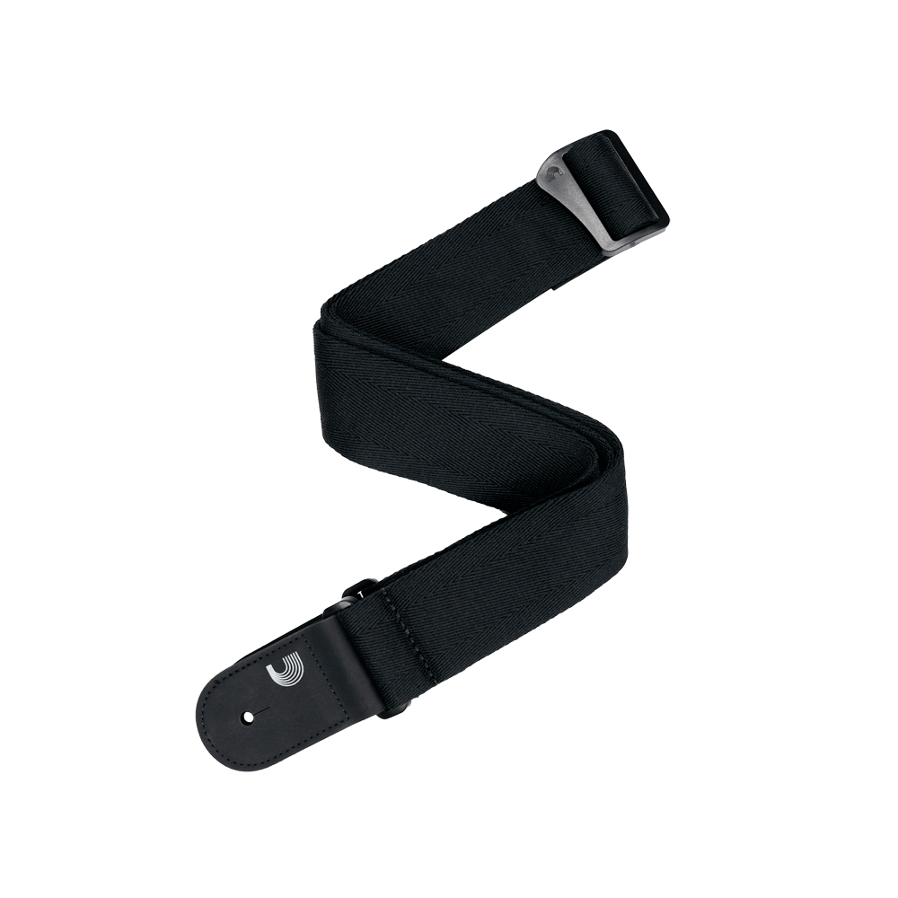 d-addario-eco-basic-woven-gitarrengurt-standard-leather-end image 2