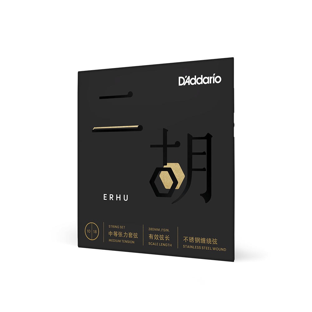 d-addario-erhu01-erhu-saitensatz-10-18-medium-tension-edelstahl image 1
