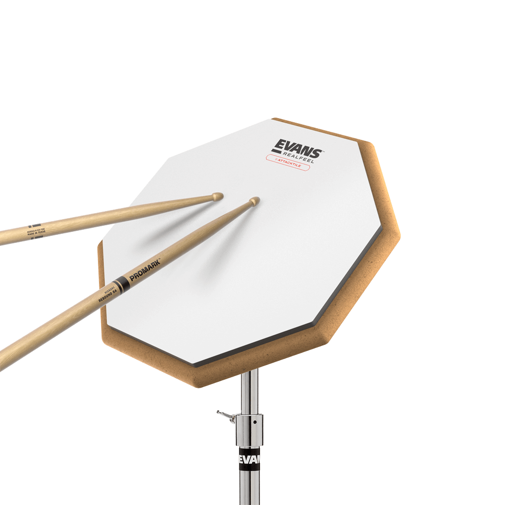 d-addario-realfeel-attacktile-drum-pad-scholastic-pack-10-zoll-mit-st-nder-und-s image 1