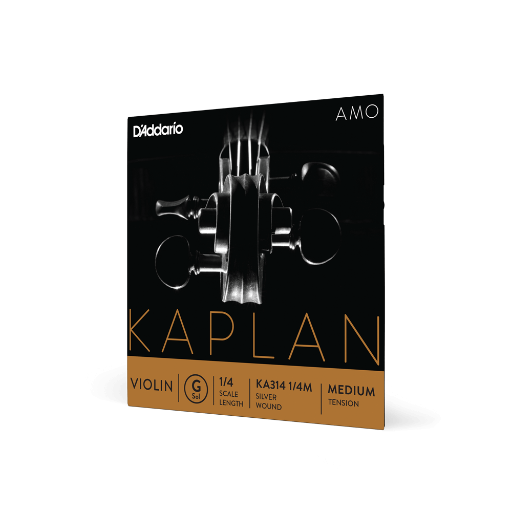 d-addario-kaplan-amo-violinensaiten-set-1-4-scale-medium-tension image 5