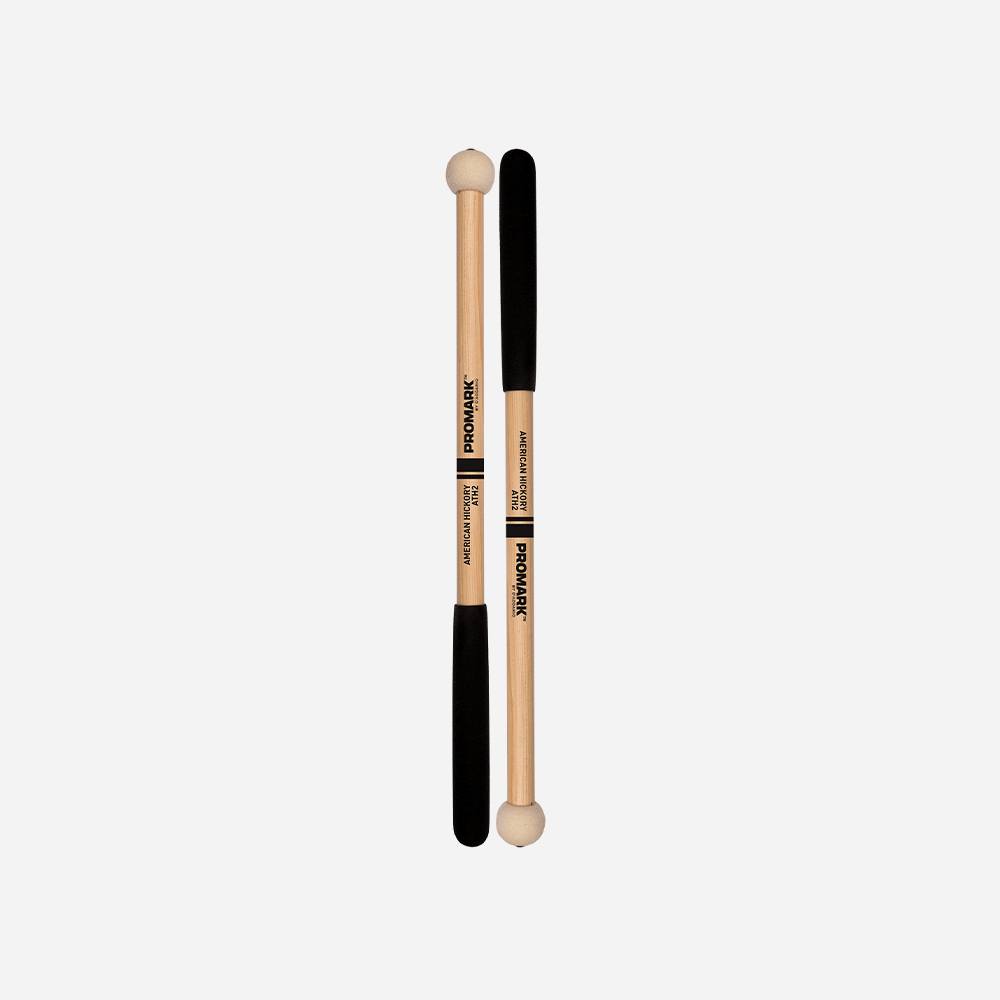 d-addario-promark-ath2-marching-series-tenor-mallets-hickory-mit-filzkopf image 3