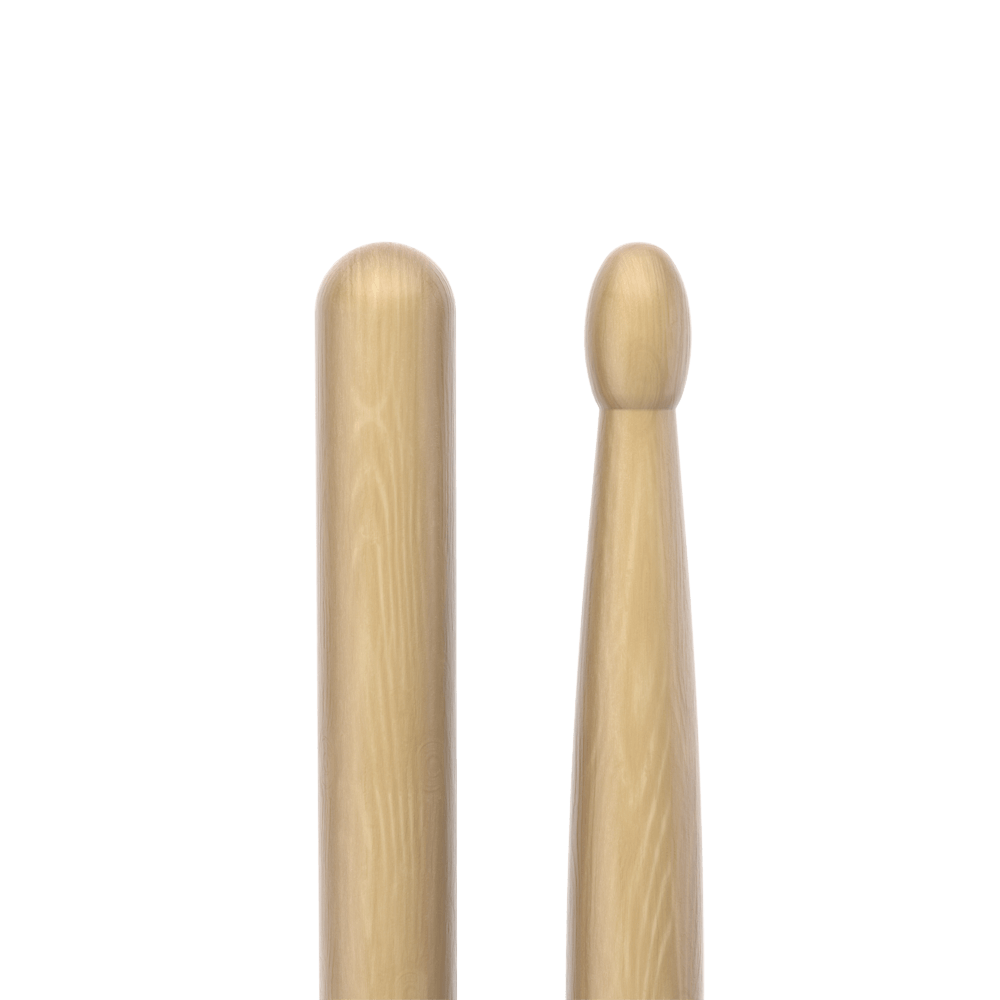 promark-classic-forward-747-hickory-drumstick-oval-wood-tip image 4