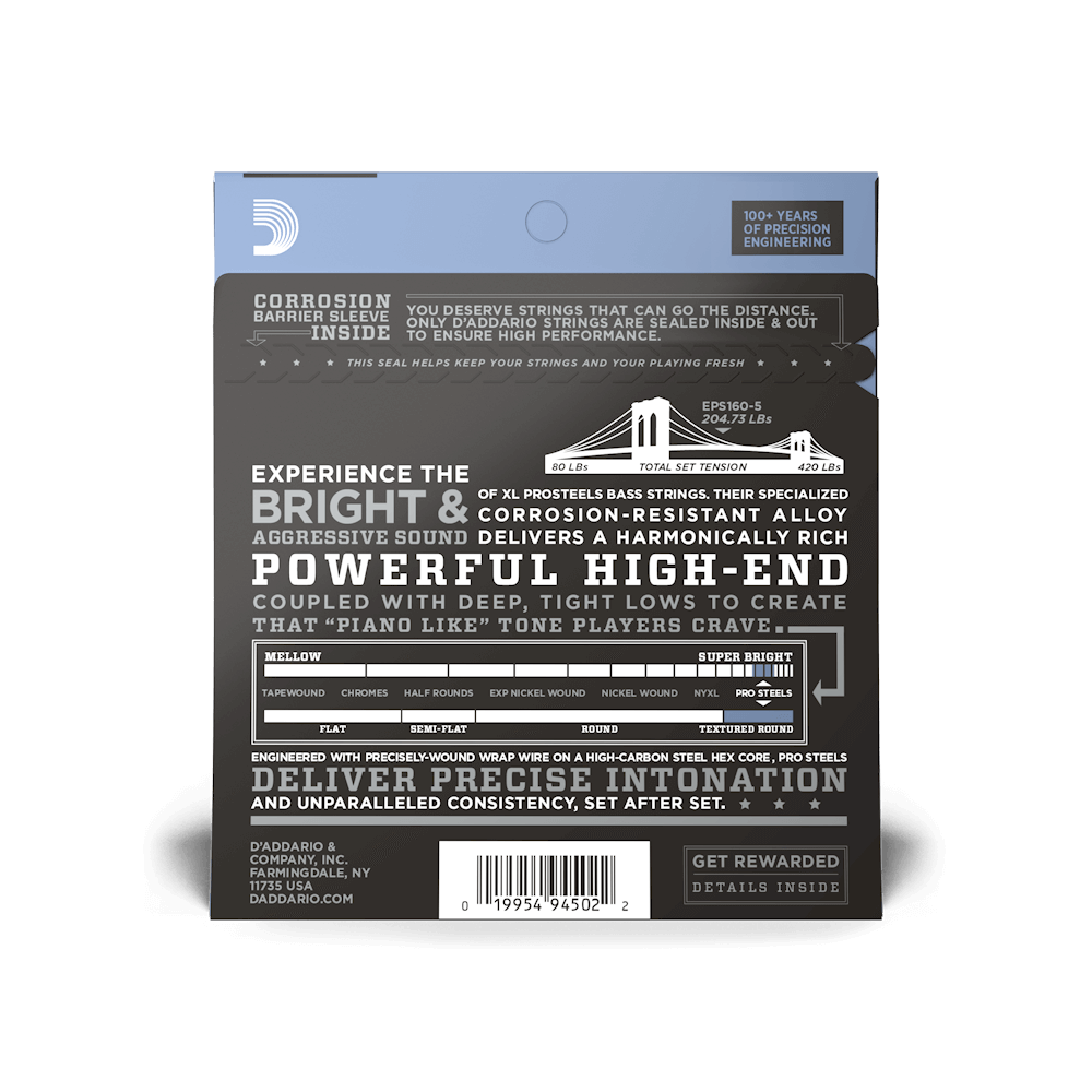 d-addario-xl-prosteels-50-135-medium-5-string-long-scale-bass-saiten image 3