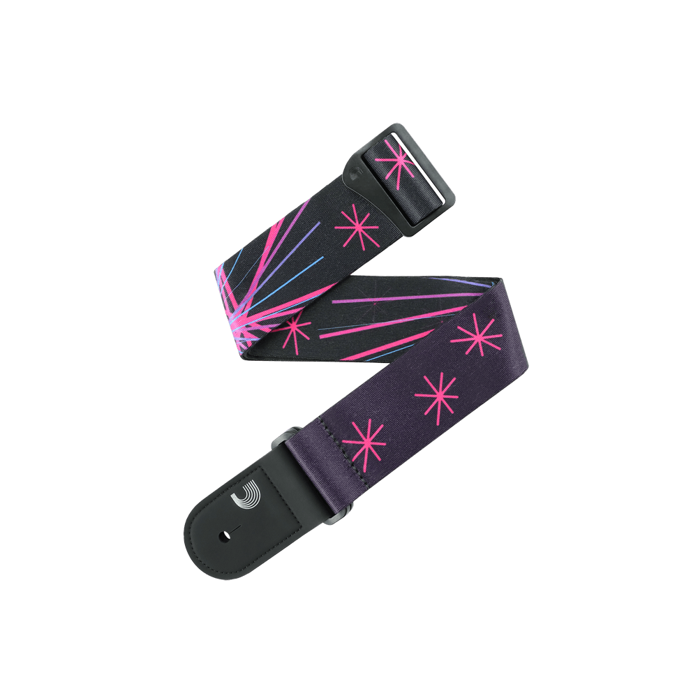 d-addario-outrun-polyester-gitarrengurt-retro-design image 1