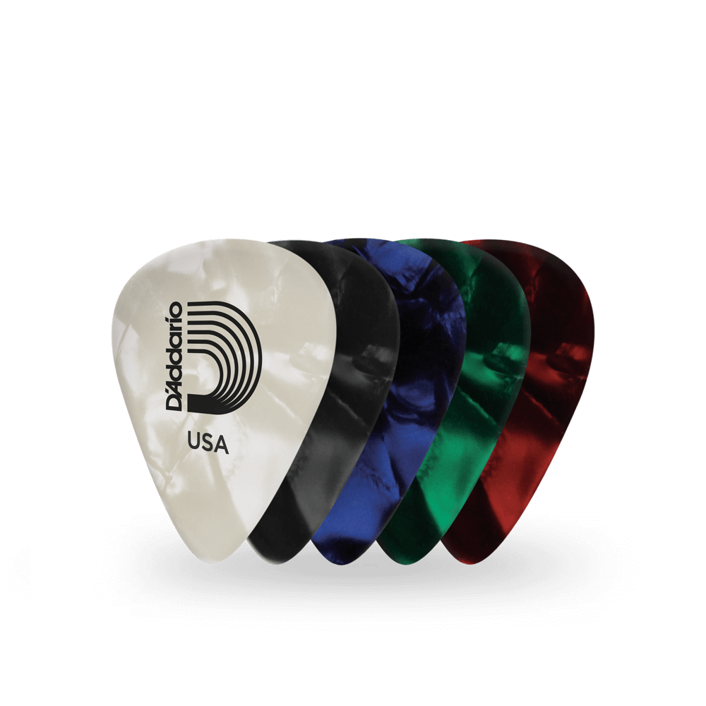 d-addario-classic-pearl-celluloid-plektren-10er-sortiment image 5