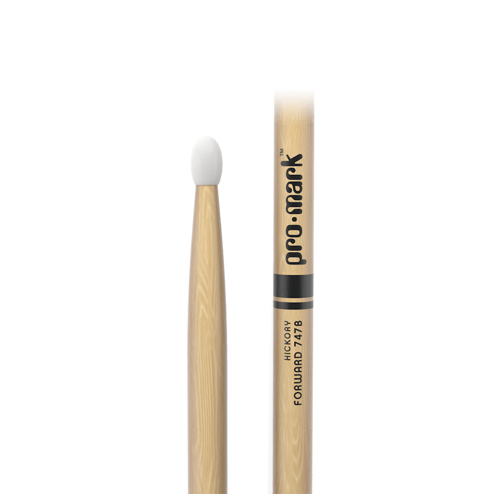 d-addario-promark-classic-forward-747b-hickory-drumstick-oval-nylon-tip image 2
