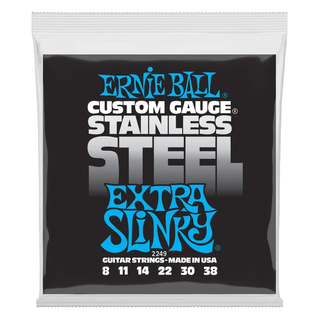 ernie-ball-extra-slinky-stainless-steel-8-38-e-gitarrensaiten image 1