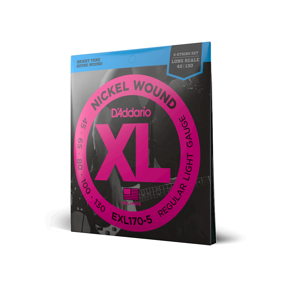 d-addario-xl-nickel-5-saiter-bass-saiten-45-130-regular-light-long-scale image 1
