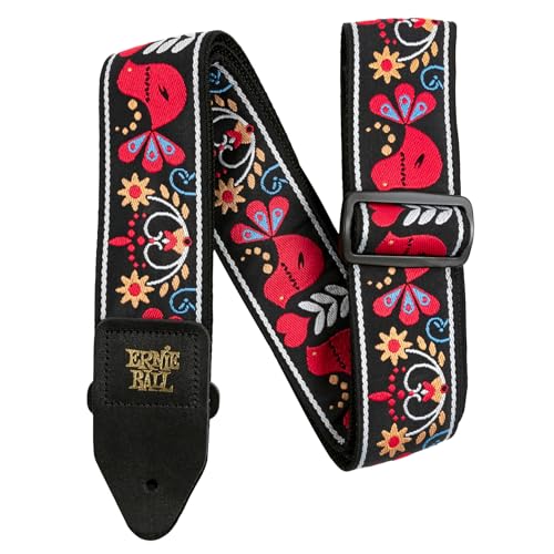 ernie-ball-jacquard-gitarrengurt-redbird-rising-104-182-cm image 2