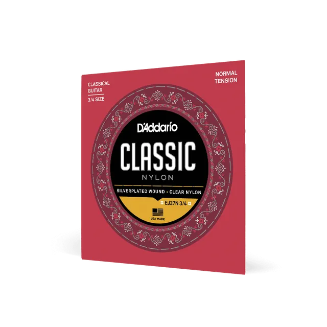 d-addario-classic-nylon-student-klassikgitarren-saiten-normale-spannung-3-4-gr-e image 1