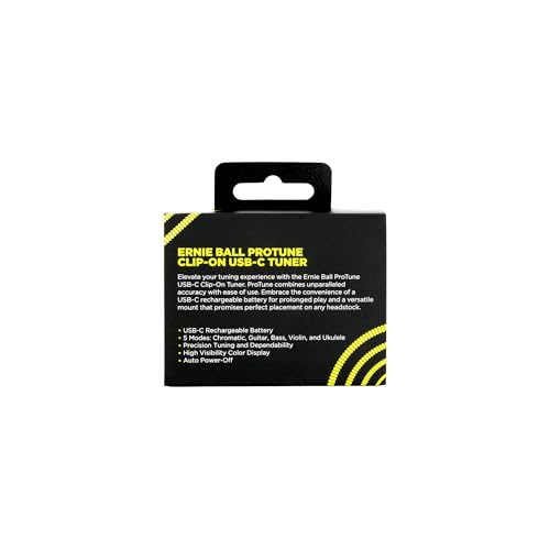 ernie-ball-protune-usb-c-clip-on-tuner image 8