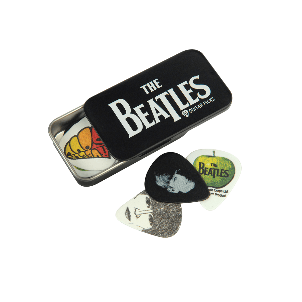 d-addario-beatles-plektren-dose-15x-medium-celluloid image 1