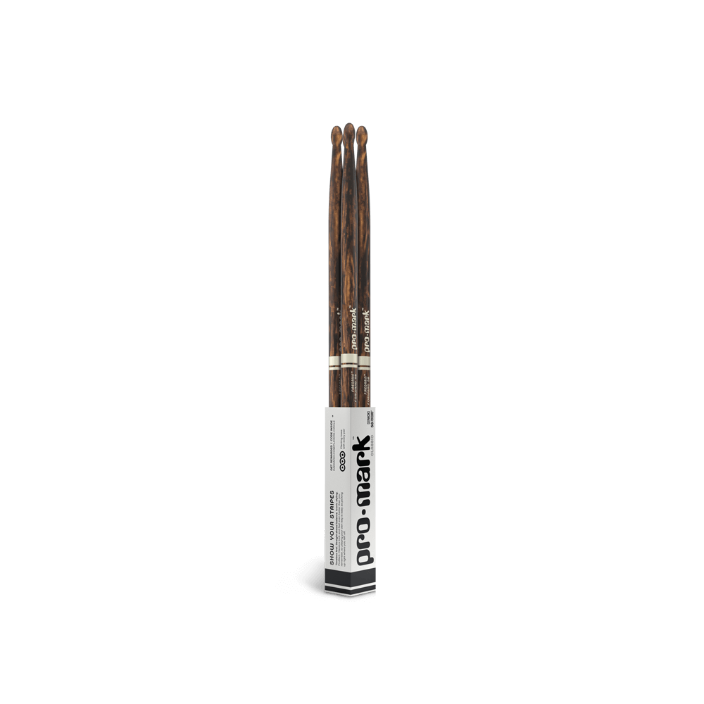 d-addario-promark-classic-forward-5b-firegrain-hickory-drumsticks-oval-wood-tip image 5