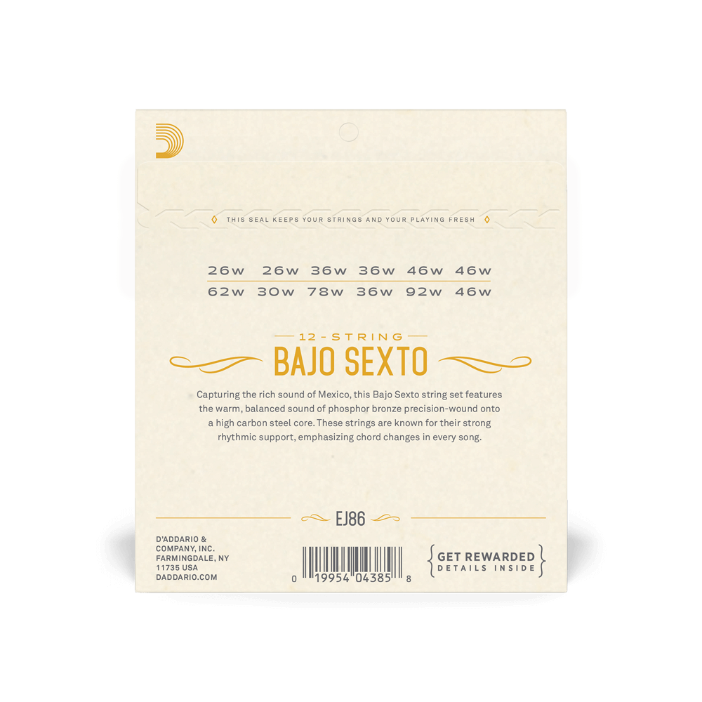 d-addario-bajo-sexto-12-saitig-phosphor-bronze-akustik-saitensatz image 3