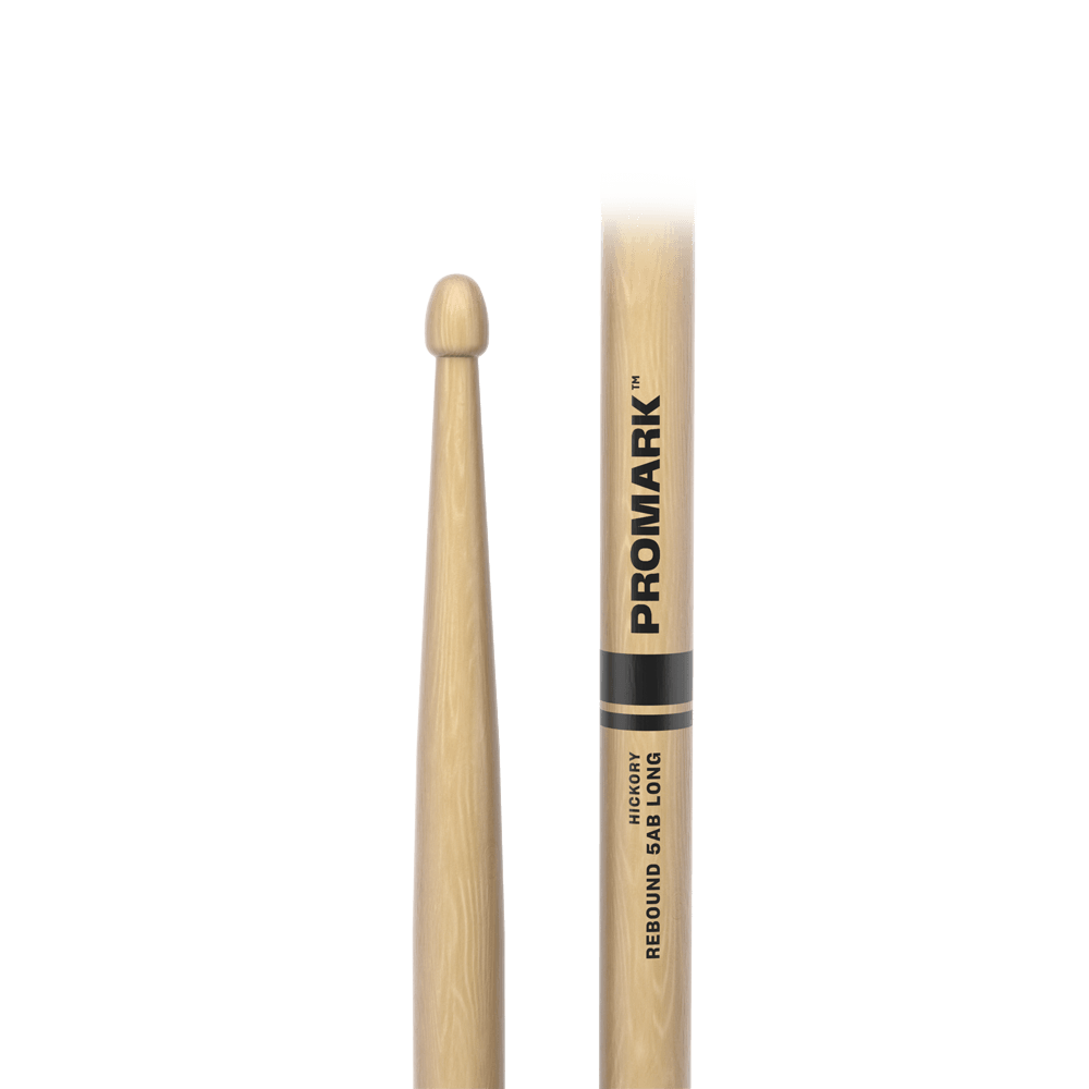 d-addario-rebound-5ab-long-hickory-drumsticks-mit-acorn-wood-tip image 5