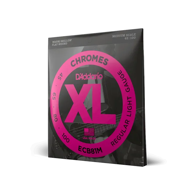 d-addario-xl-chromes-45-100-medium-scale-flatwound-bass-saiten image 1