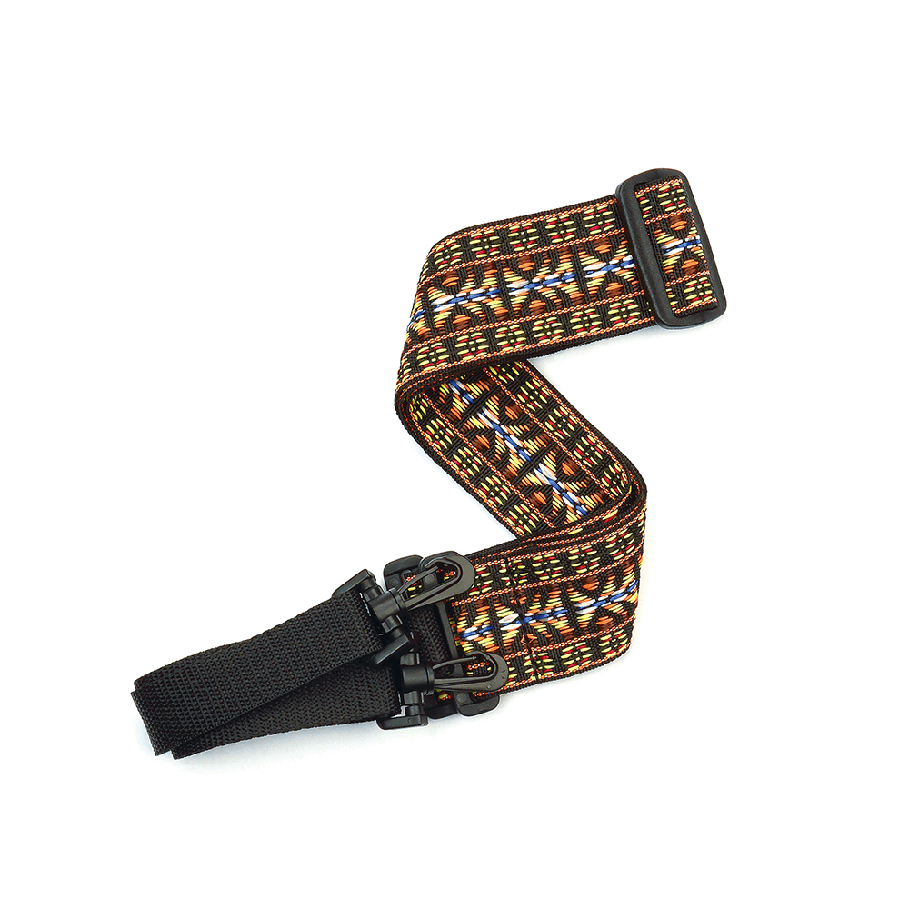 d-addario-nylon-woven-hootenanny-banjo-gurt-mit-design-muster image 2