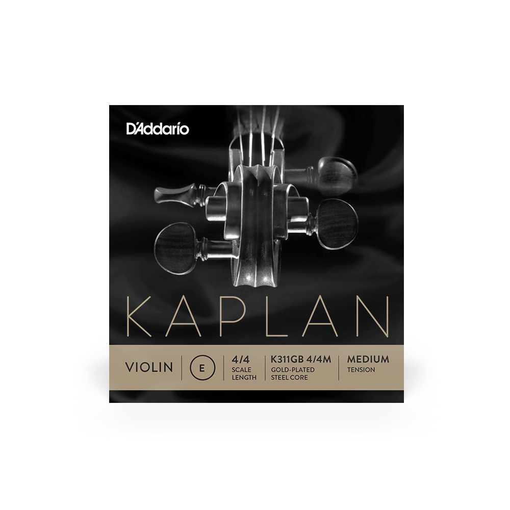 d-addario-kaplan-gold-plated-violin-e-saite-4-4-mittel image 2