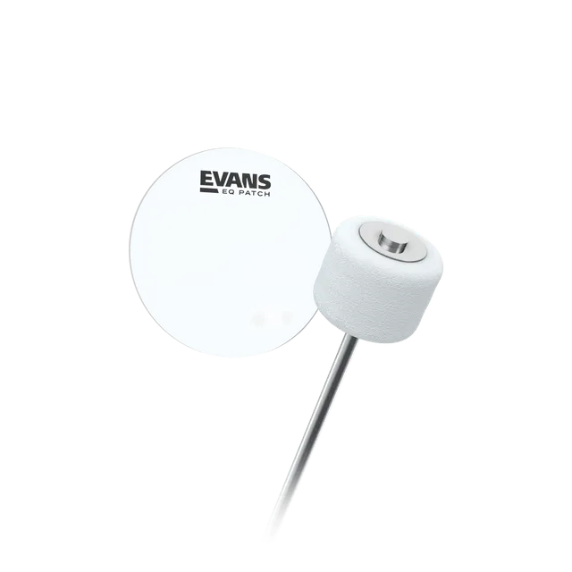 d-addario-evans-eq-clear-plastic-bass-drum-single-patch-bass-drum-pad image 1