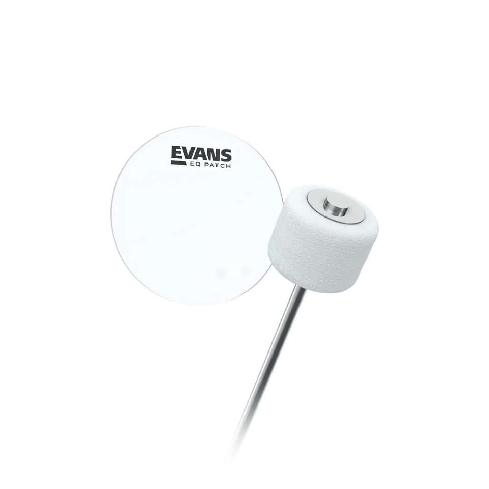 d-addario-evans-eq-clear-plastic-bass-drum-single-patch-bass-drum-pad image 1