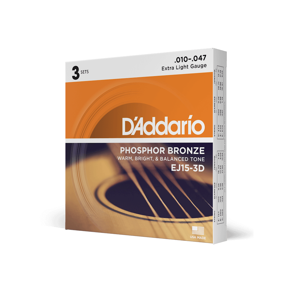 d-addario-phosphor-bronze-akustikgitarrensaiten-10-47-extra-light image 1