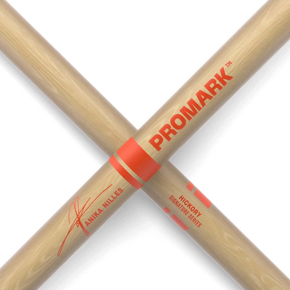 d-addario-promark-anika-nilles-signature-drumsticks-hickory-wood-tip image 5